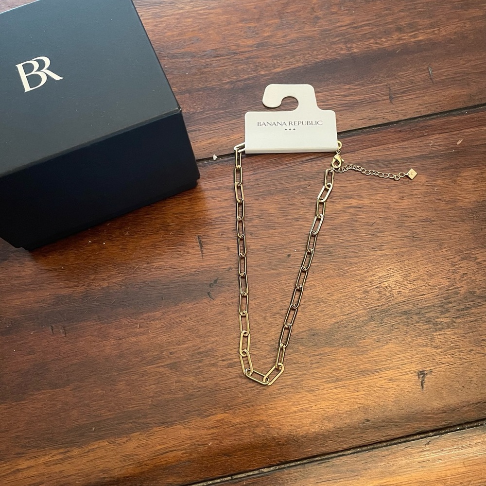 BR Paper Clip Necklace